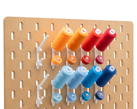 Thread Spool and Bobbin Holder for IKEA Skadis Accessory