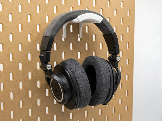 Headphones Holder for IKEA SKADIS or UPPSPEL pegboard - Headphones Mount