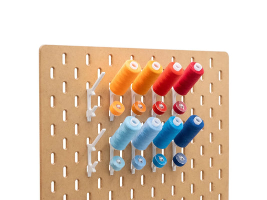 Thread Spool and Bobbin Holder for IKEA Skadis Accessory